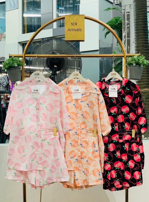 LALUNE Fruity Print Co-Ord Sets